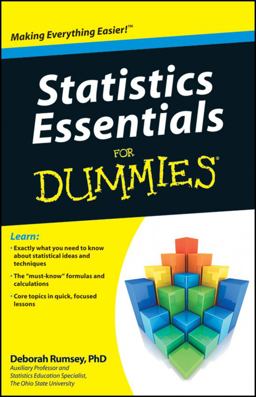 Statistics Essentials for Dummies  9780470618394 Front Cover
