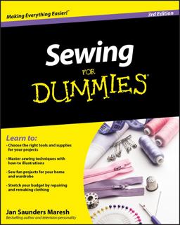 Sewing for Dummies 3rd 9780470623206 Front Cover