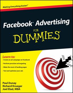 Facebook Advertising for Dummies  9780470637623 Front Cover