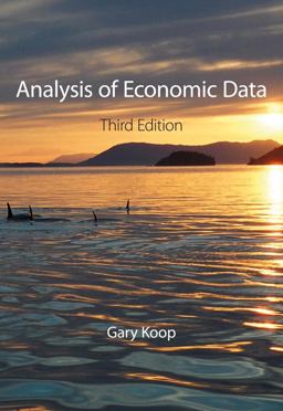 Analysis of Economic Data 3rd 9780470713891 Front Cover