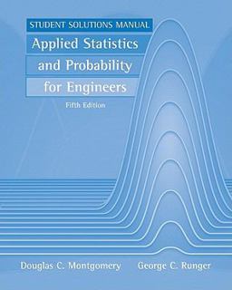 Applied Statistics and Probability for Engineers