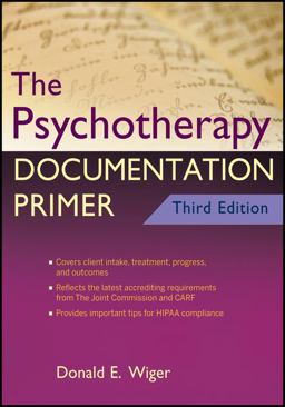 Psychotherapy Documentation Primer 3rd 9780470903964 Front Cover