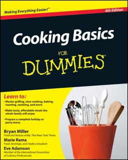 Cooking Basics for Dummiesï¿½ 4th 9780470913888 Front Cover
