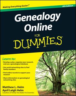 Genealogy Online for Dummies 6th 9780470916513 Front Cover