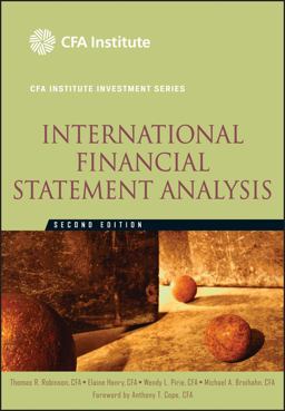 International Financial Statement Analysis 2nd 9780470916629 Front Cover