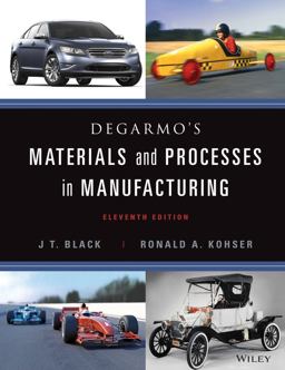 Materials and Processes in Manufacturing 11th 9780470924679 Front Cover
