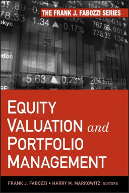Equity Valuation and Portfolio Management  9780470929919 Front Cover