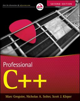 Professional C++ 2nd 9780470932445 Front Cover