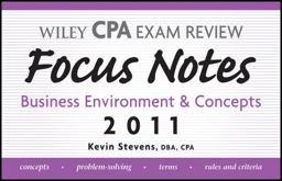 CPA Examination Review Focus Notes 2011