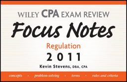 Wiley CPA Examination Review Focus Notes