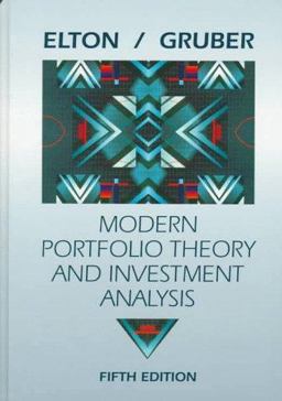 Modern Portfolio Theory and Investment Analysis Modern Portfolio Theory and Investment Analysis