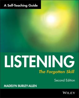 Listening: the Forgotten Skill A Self-Teaching Guide 2nd 9780471015871 Front Cover