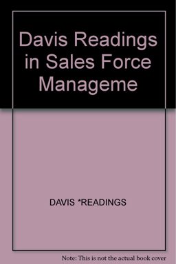 Readings in Sales Force Management