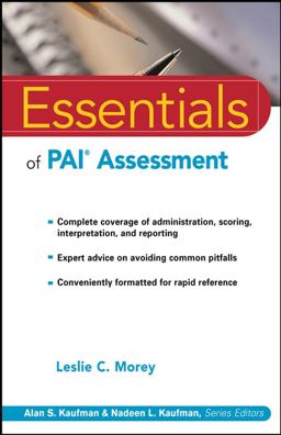 Essentials of PAI Assessment  9780471084631 Front Cover