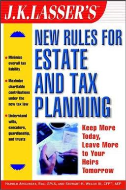 New Rules for Estate and Tax Planning  9780471093428 Front Cover