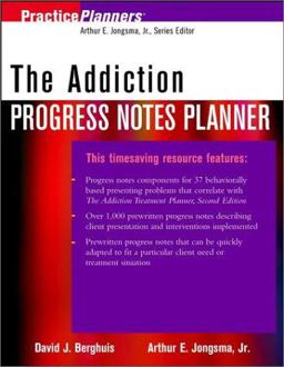 The Addiction Progress Notes Planner
