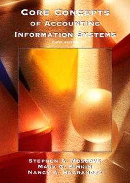 Core Concepts of Accounting Information System 5th 9780471110729 Front Cover
