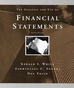 Analysis and Use of Financial Statements 2nd 9780471111863 Front Cover