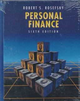 Personal Finance 6th 9780471116202 Front Cover