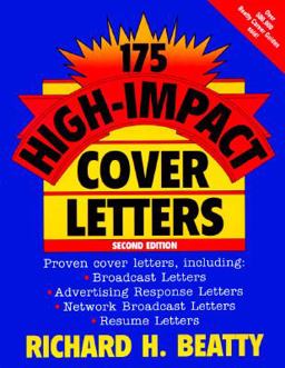 175 High-Impact Cover Letters 2nd 9780471123859 Front Cover