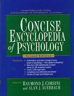 Concise Encyclopedia of Psychology
