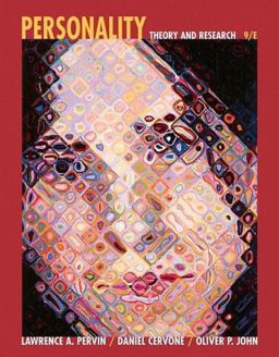 Personality Theory and Research 9th 9780471149941 Front Cover