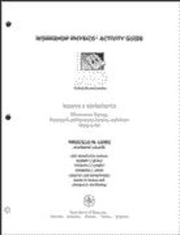Workshop Physics Activity Guide, Mechanics II