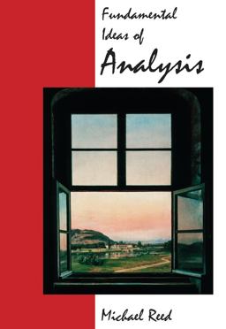 Fundamental Ideas of Analysis  9780471159964 Front Cover