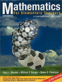 Mathematics for Elementary Teachers A Contemporary Approach 6th 9780471164258 Front Cover