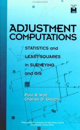 Adjustment Computations Statistics and Least Squares in Surveying and GIS 3rd 9780471168331 Front Cover