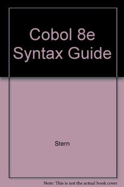 Structured Cobol Programming 8th 9780471170662 Front Cover