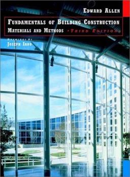 Building Construction Materials and Methods 3rd 9780471183495 Front Cover