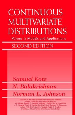 Continuous Multivariate Distributions, Volume 1 Models and Applications 2nd 9780471183877 Front Cover