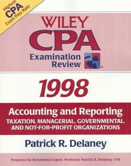 Wiley CPA Examination Review: Accounting and Reporting