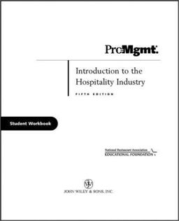 Introduction to the Hospitality Industry
