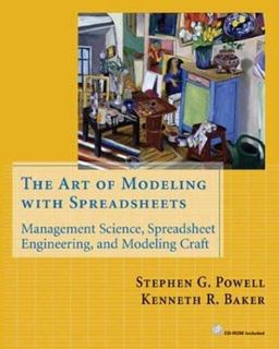 Art of Modeling with Spreadsheets Management Science, Spreadsheet Engineering, and Modeling Craft  9780471209379 Front Cover
