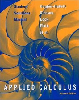 Student Solutions Manual to Accompany Applied Calculus