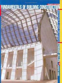 Building Construction Materials and Methods 4th 9780471219033 Front Cover