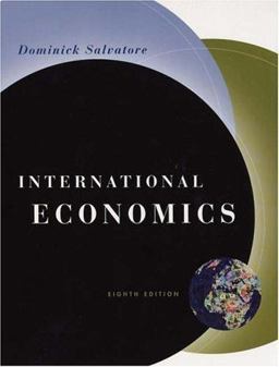 International Economics 8th 9780471230700 Front Cover