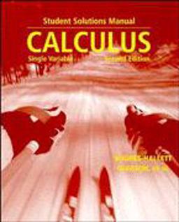 Calculus, Student Solutions Manual Single Variable 2nd 9780471242604 Front Cover