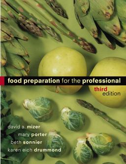 Food Preparation for the Professional 3rd 9780471251873 Front Cover