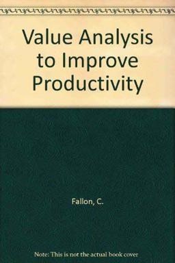 Value Analysis to Improve Productivity