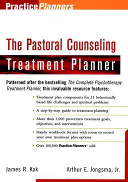 Pastoral Counseling Treatment Planner  9780471254164 Front Cover