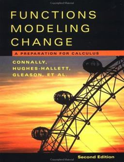 Functions Modeling Change A Preparation for Calculus 2nd 9780471266198 Front Cover