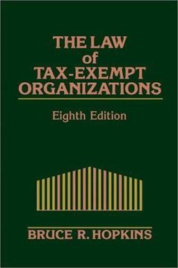 Law of Tax-Exempt Organizations 2009 8th 9780471268208 Front Cover