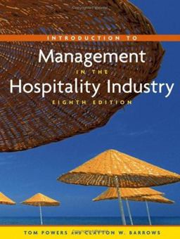 Introduction to Management in the Hospitality Industry