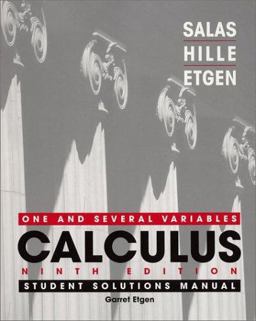 Student Solutions Manual to accompany Calculus