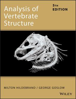 Analysis of Vertebrate Structure 5th 9780471295051 Front Cover