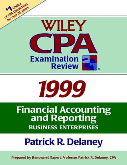Wiley CPA Examination Review 1999