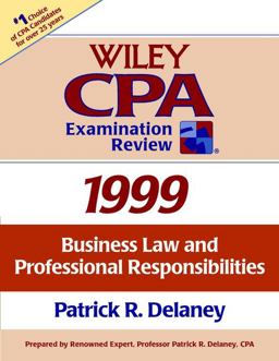 Wiley CPA Examination Review 1999